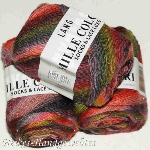 Mille Colori Socks & Lace Luxe Rot-Lachs