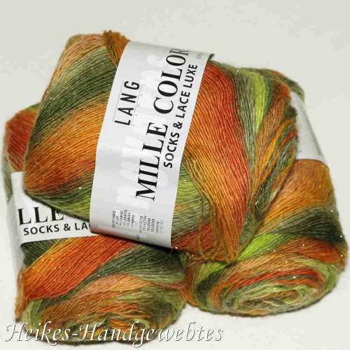 Mille Colori Socks & Lace Luxe Orange-Grn