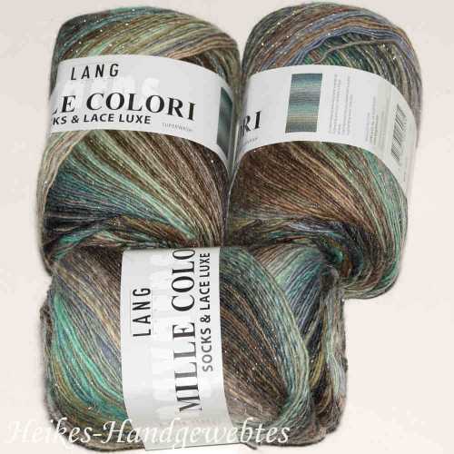 Mille Colori Socks & Lace Luxe Mint-Braun