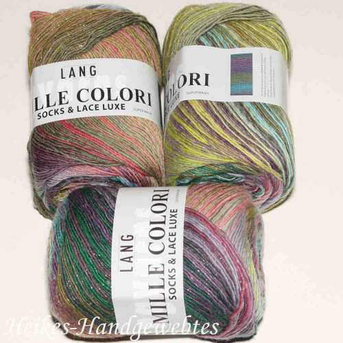 Mille Colori Socks & Lace Luxe Grn-Rosa-Lila