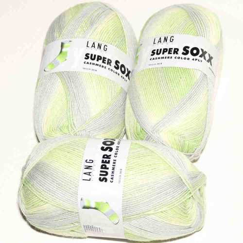 Super Soxx Cashmere Color Grn-Beige