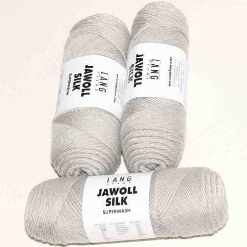 Jawoll Silk Hellgrau mlange