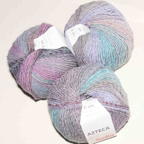 Azteca Pastell-Violett-Grn