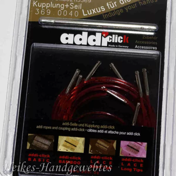 addiClick 5 Lace Seile und Kupplung