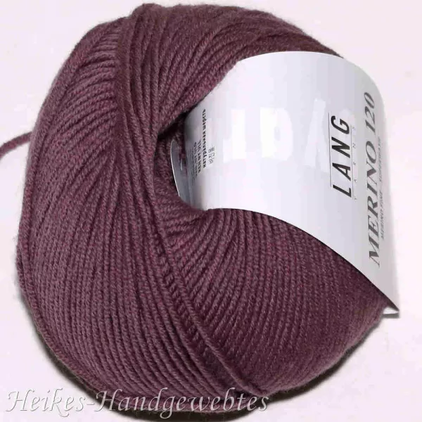 Alt-Rosa Dunkel Merino 120