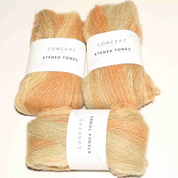 Atenea Tones Grün-Kupfer-Beige