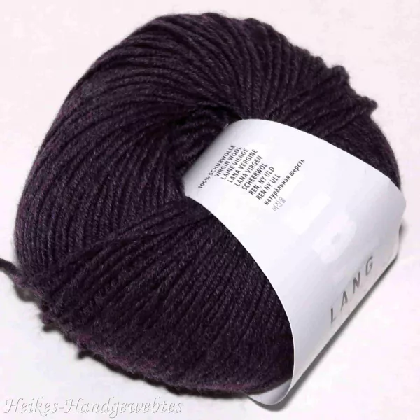 Aubergine melange Merino 120