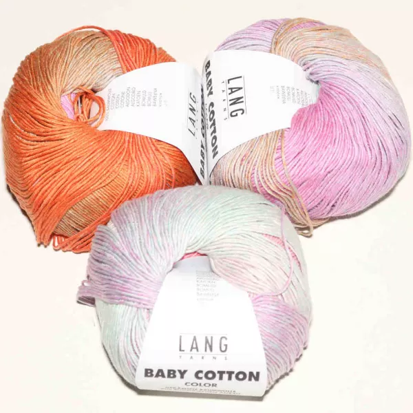 Baby Cotton Color Rosa Mint Orange