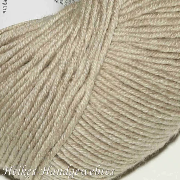 Beige melange Merino 120