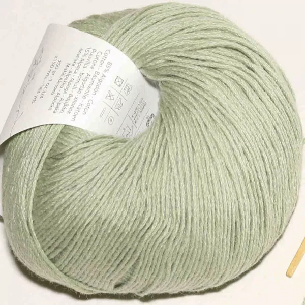 Cotton-Alpaca Blassgrün