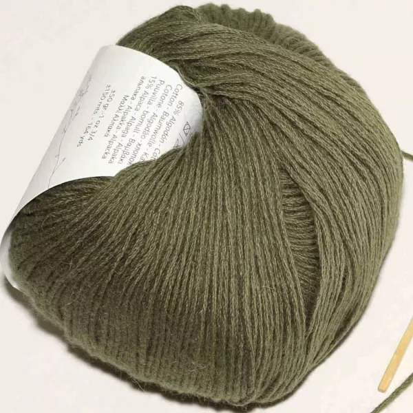 Cotton-Alpaca Khaki