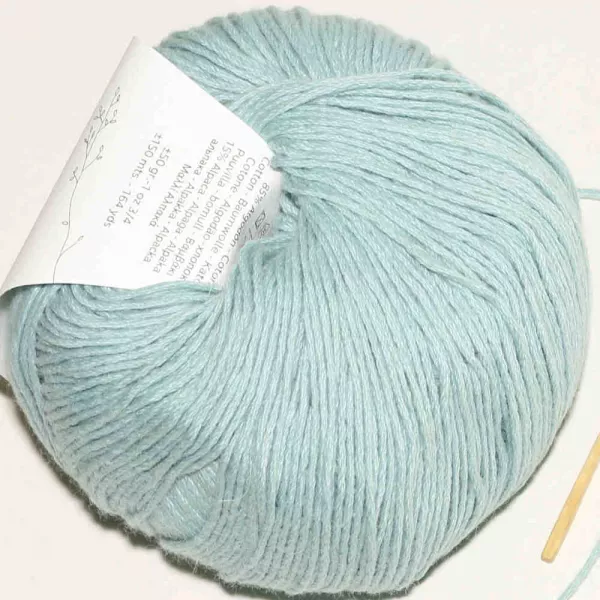 Cotton-Alpaca Wasserblau