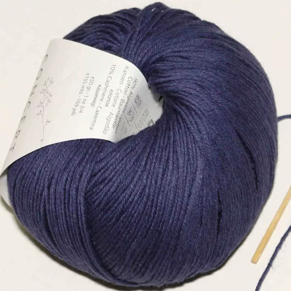 Cotton Cashmere Blau