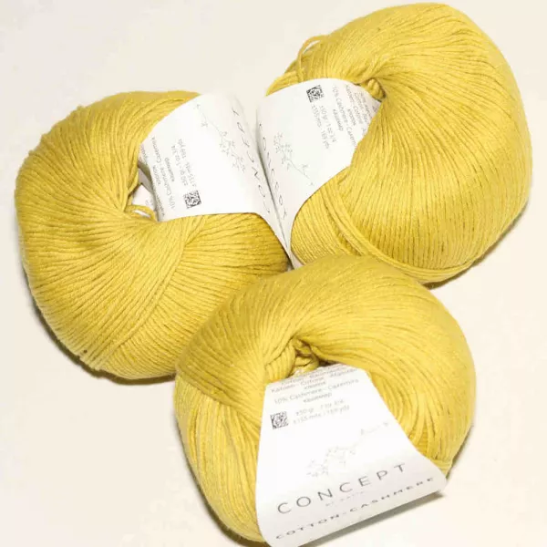 Cotton Cashmere Ginstergelb