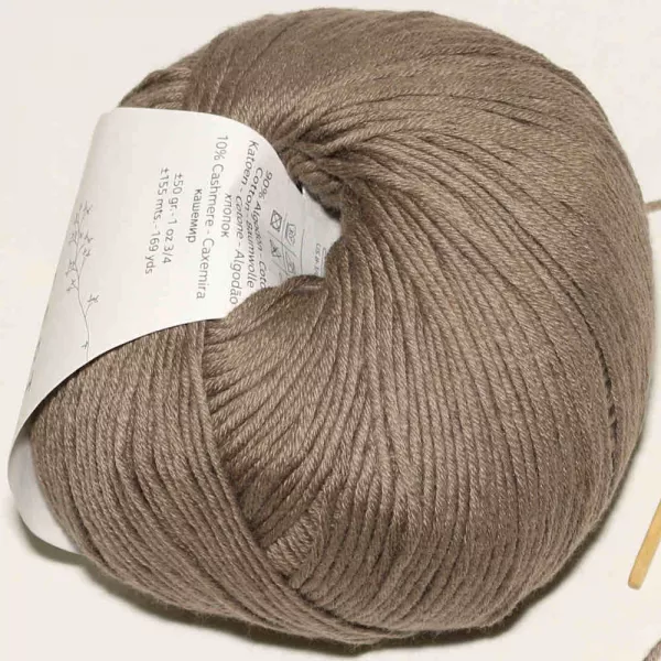 Cotton Cashmere Rehbraun