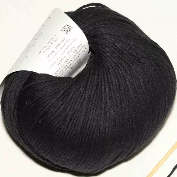 Cotton Cashmere Schwarz