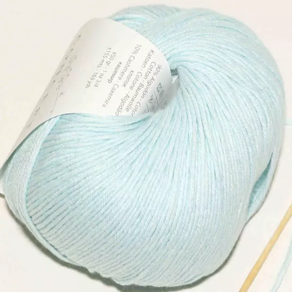 Cotton Cashmere Wasserblau