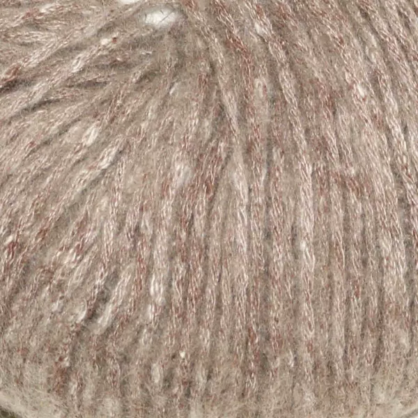 Cotton-Merino Tweed Rehbraun