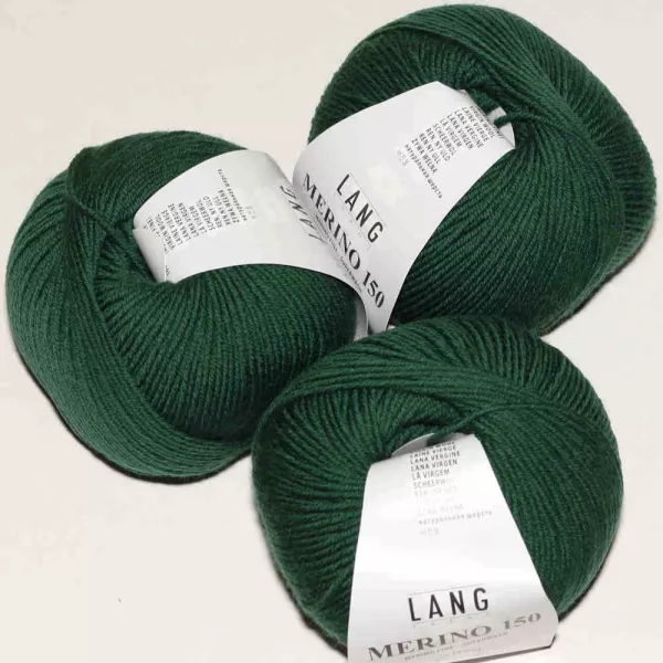 Dunkelgrün Merino 150