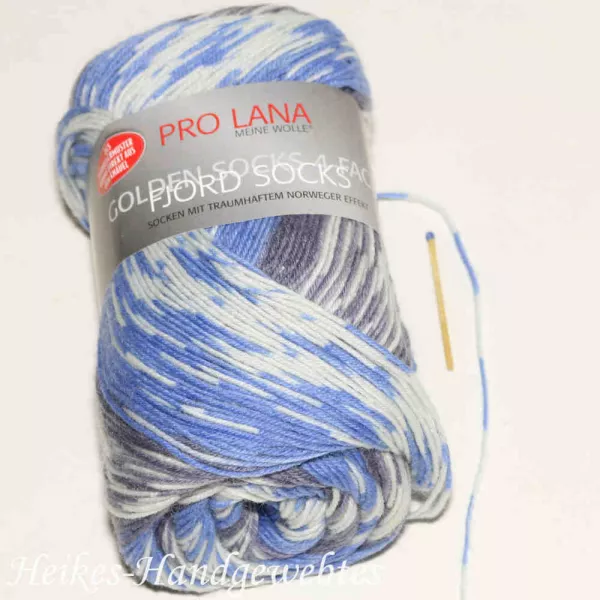 Fjord Socks Natur-Blau-Grau