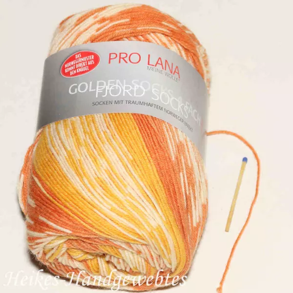 Fjord Socks Natur-Orange