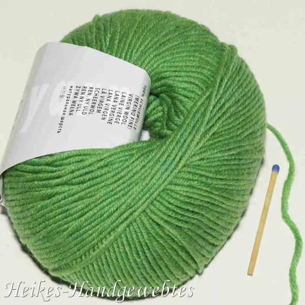 Grün melange Merino 120