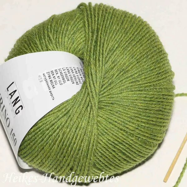 Hell Olive melange Merino 150