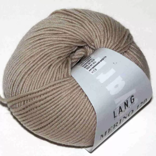 Hellbeige Merino 120