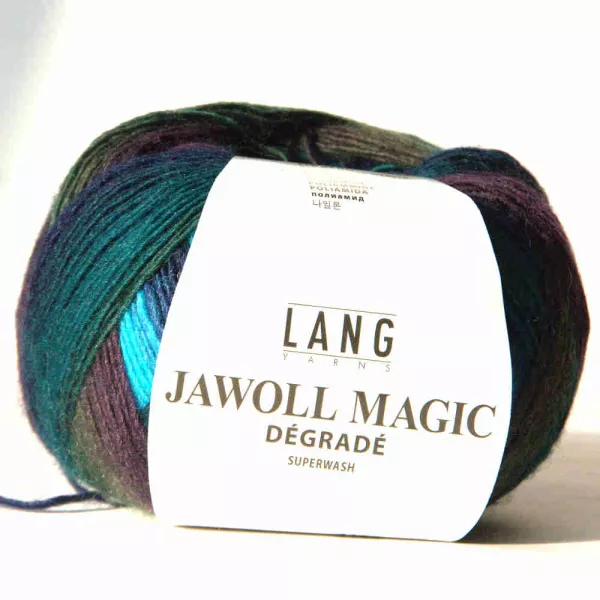 Jawoll Magic Dégradé Blau-Violett-Grün