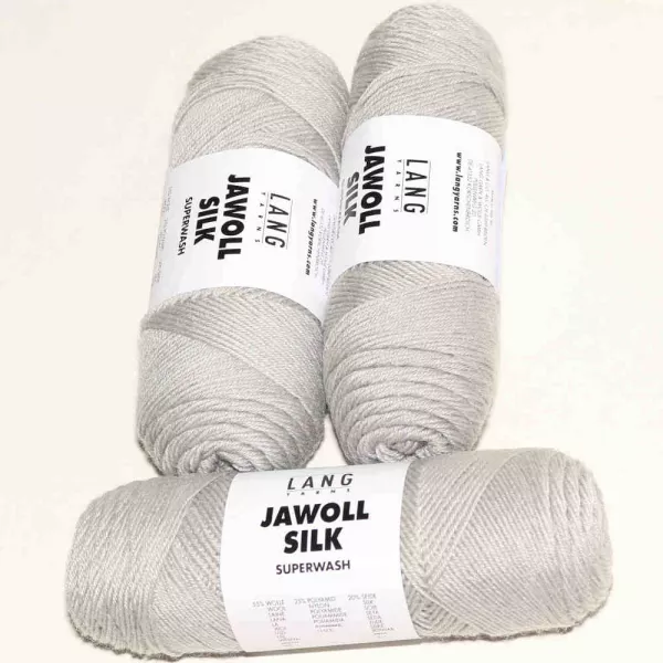 Jawoll Silk Hellgrau mélange