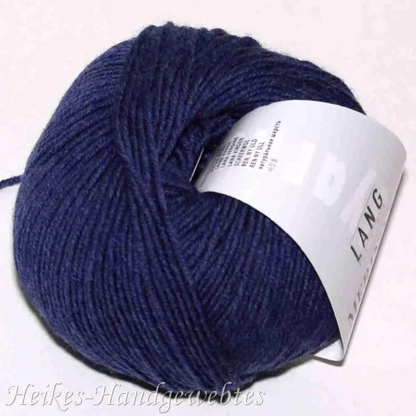 Jeans dunkel melange Merino 120