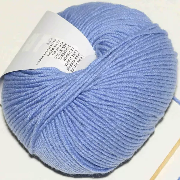 Jeansblau hell Merino 120