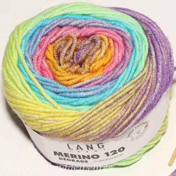 Merino 120 Dégradé Bunt Pastell