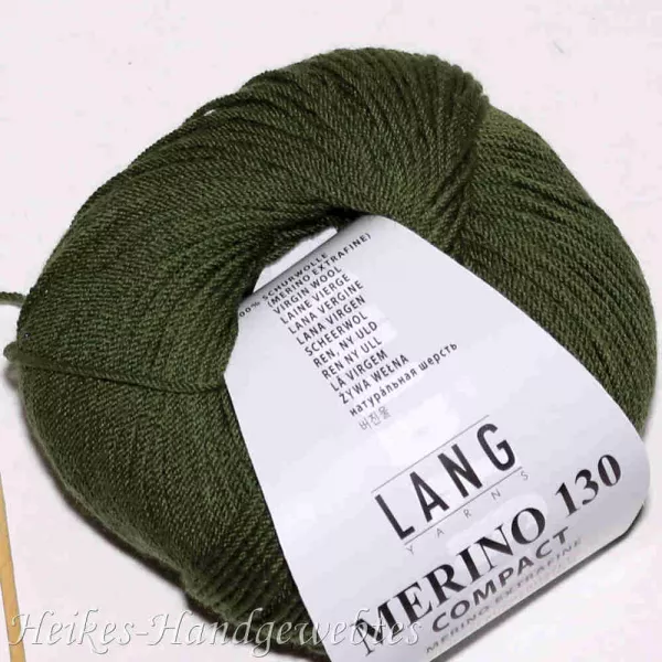 Merino 130 compact Olive dunkel