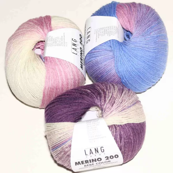 Merino 200 Bebe Color Blau-Viola