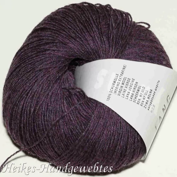 Merino 400 Lace Aubergine melange