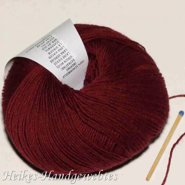 Merino 400 Lace Bordeaux melange