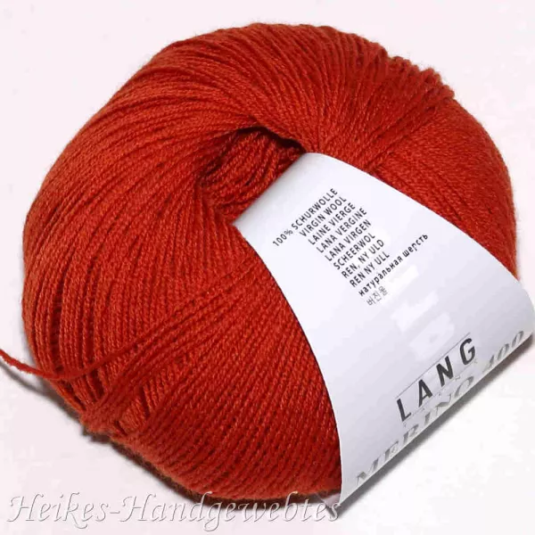 Merino 400 Lace Braunorange