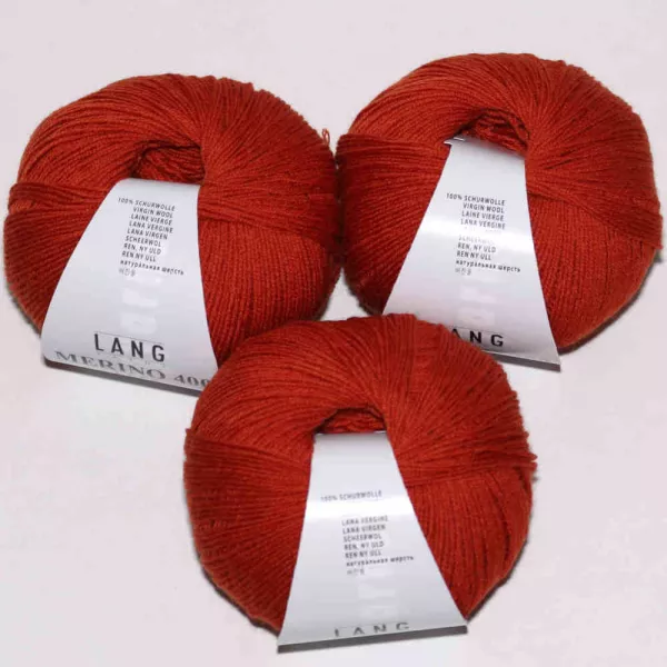 Merino 400 Lace Braunorange