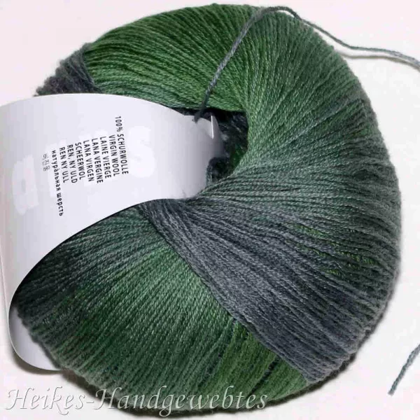 Merino 400 Lace Color Grün-Grau