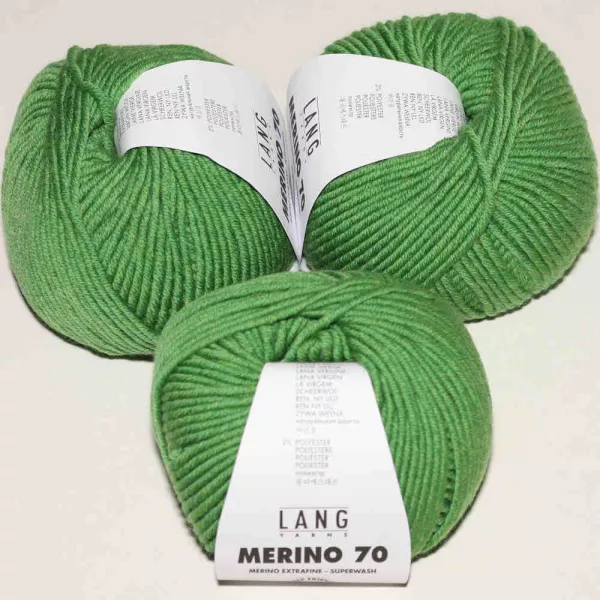 Merino 70 Grün mélange