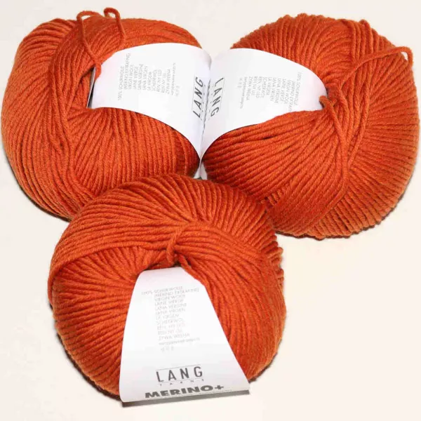 Merino+ Orange mélange