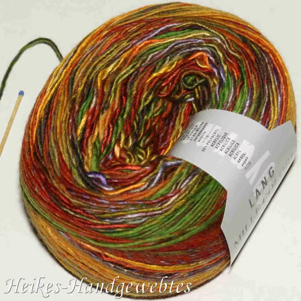 Mille Colori 200g-Bobbel Gold-Orange