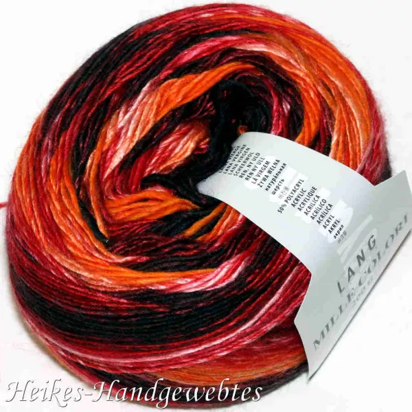 Mille Colori 200g-Bobbel Rot