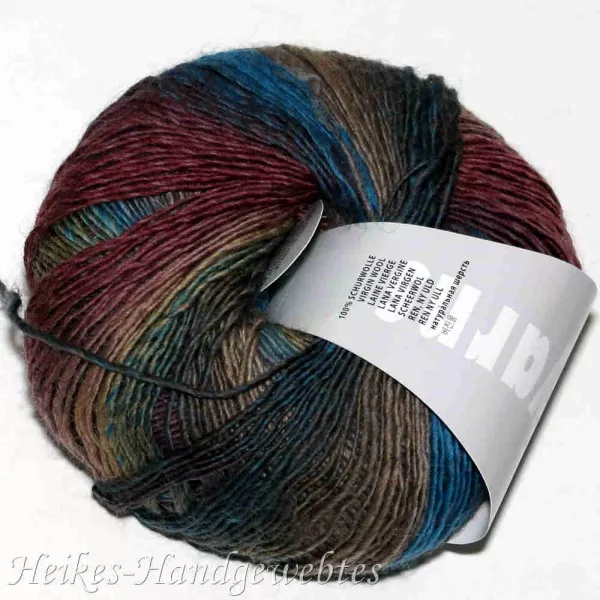 Mille Colori Baby Blau-Senf-Aubergine