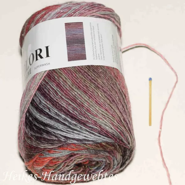 Mille Colori Socks & Lace Luxe Dunkelrot