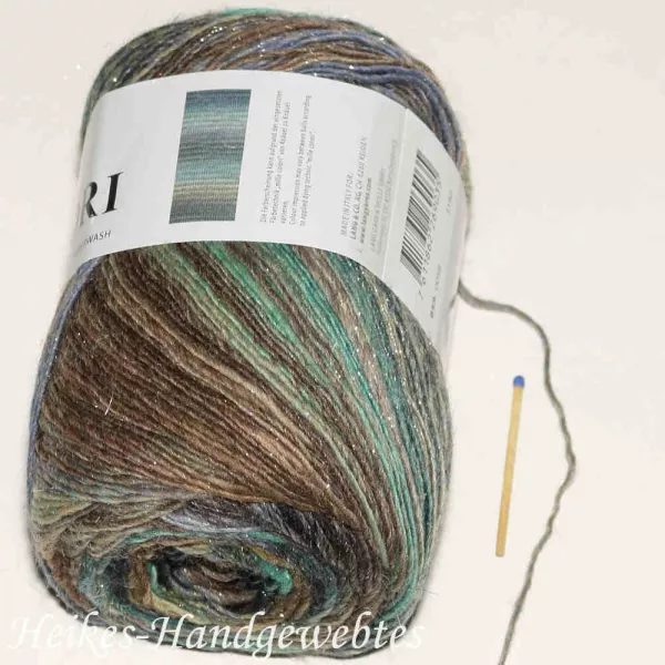 Mille Colori Socks & Lace Luxe Mint-Braun