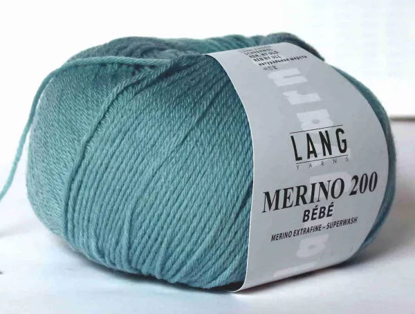 Mint dunkel Merino 200 Bebe