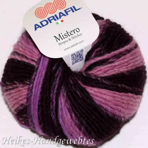 Mistero Stripes & Stitches Pink-Purple-Fuchsia stripes