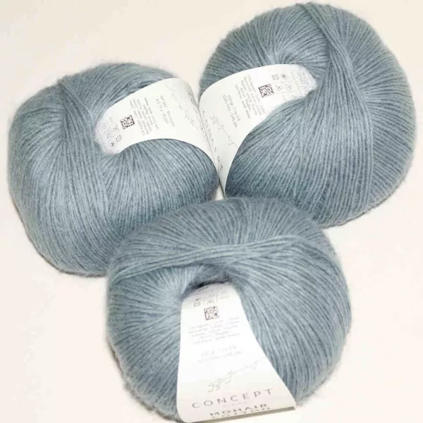 Mohair Cotton Minttürkis